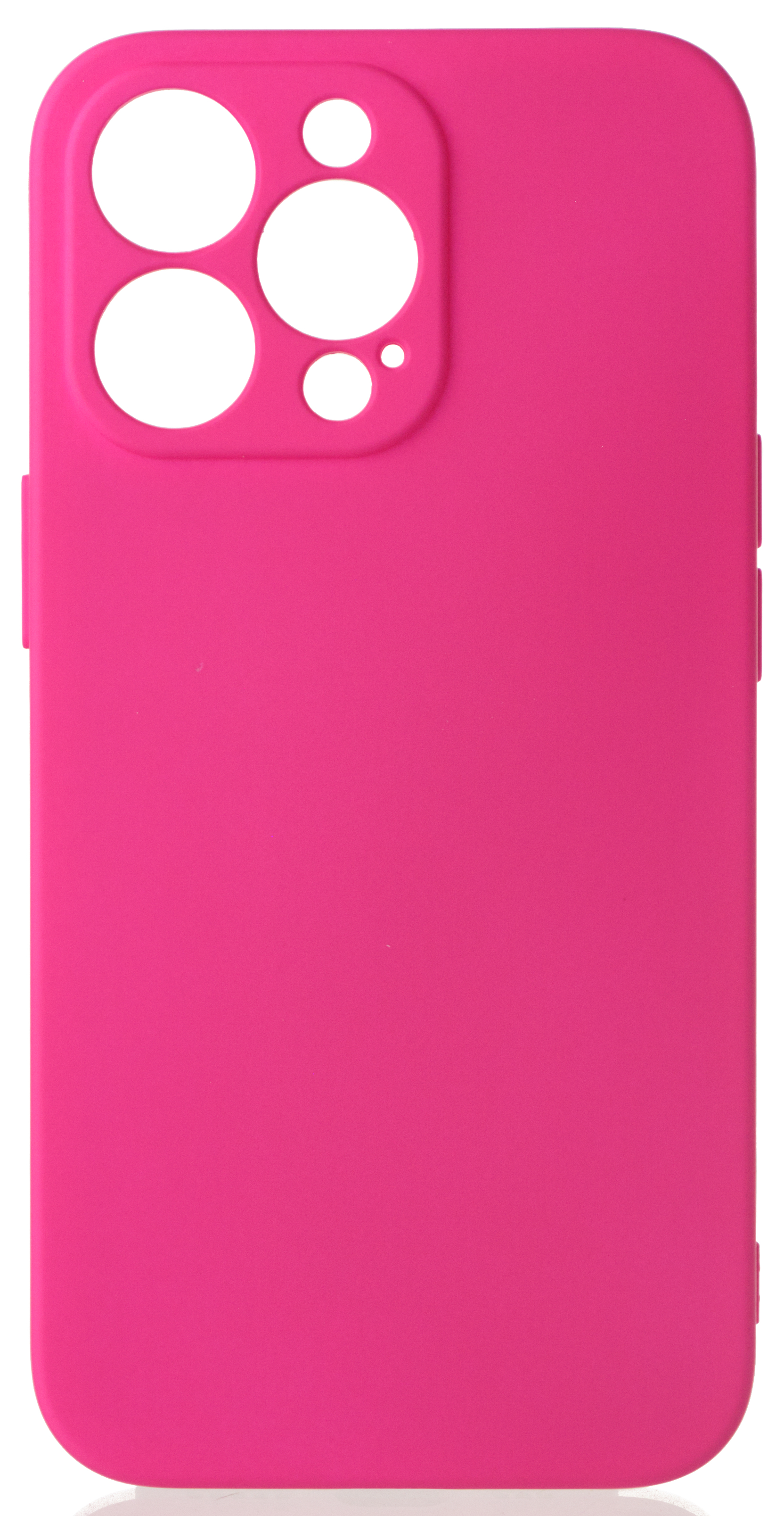Чехол Soft-Touch для iPhone 13 Pro темно-розовый
